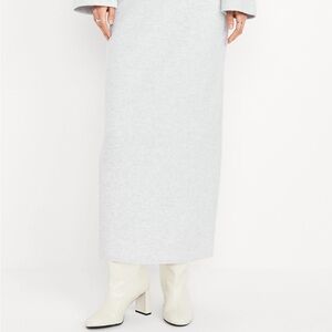 Old Navy Cozy Maxi Column Skirt NWT